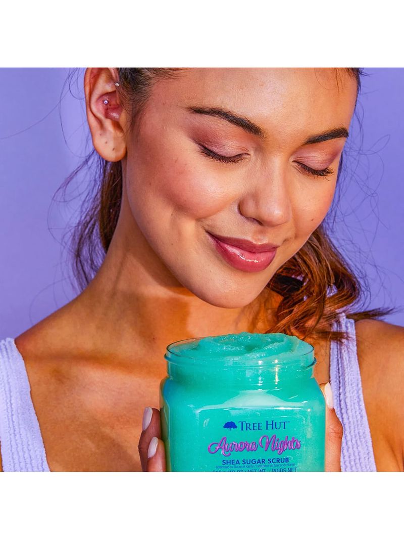 Esfoliante Corporal Shea Sugar Scrub Aurora Nights 510g Tree Hut