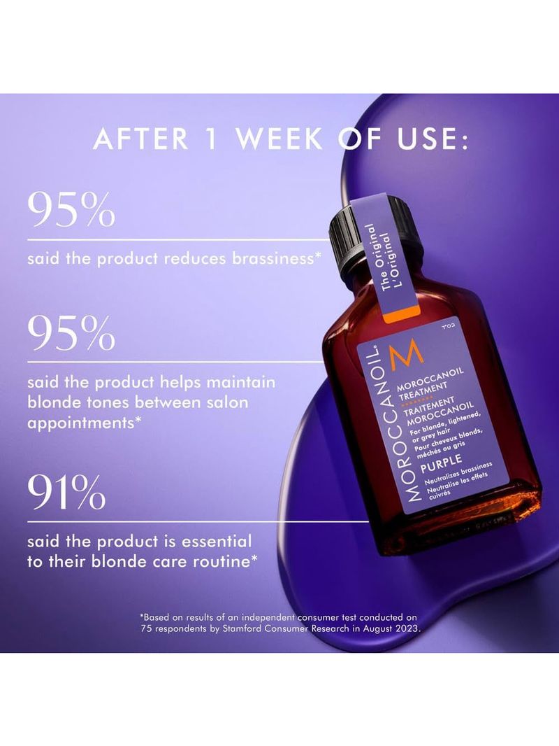 Óleo Capilar Matizador Moroccanoil Treatment Purple 25ml