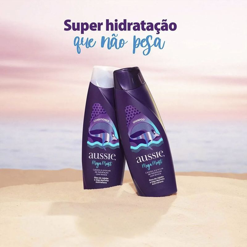 Aussie Mega Moist - Shampoo Hidratante 360ml