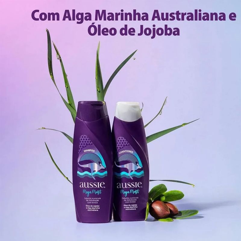 Aussie Mega Moist - Shampoo Hidratante 360ml