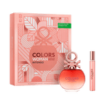 Kit Benetton United Colors Woman Intenso Eau de Parfum - Perfume Feminino 80ml + Mega Spritzer 10ml