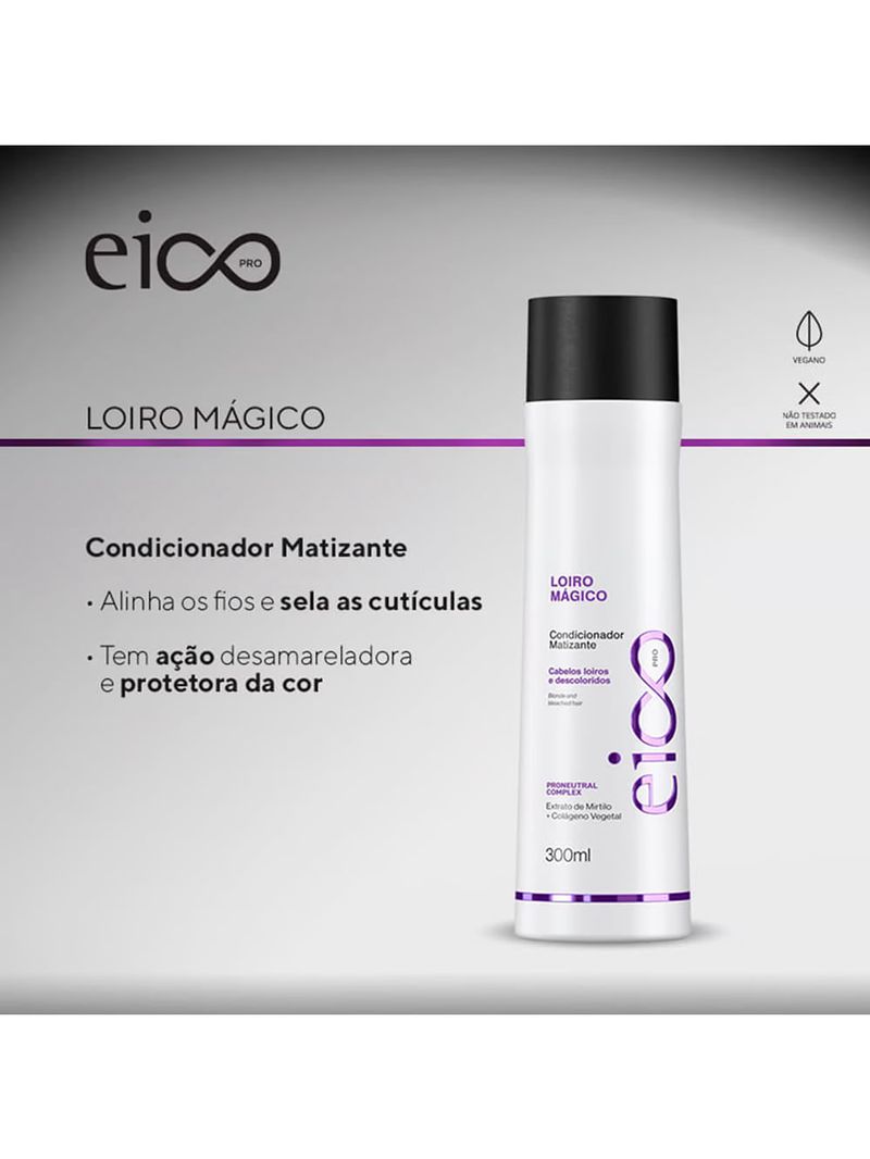 Eico Pro Loiro Mágico - Condicionador Matizante 300ml