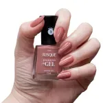 Esmalte Risqué Diamond Gel Espumante Rosé Cremoso - 9,5ml