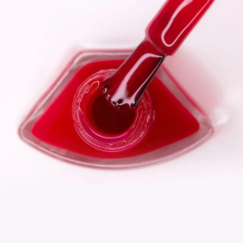 Esmalte Risqué Diamond Gel Vermelho Cereja Cremoso - 9,5ml