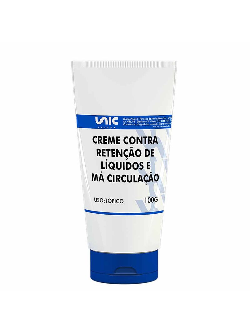 Creme contra retenção de líquido e má circulação 100g