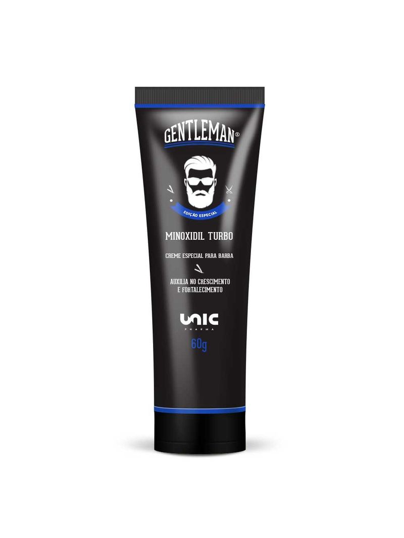 Gentleman Minoxidil Turbinado 60g - Fórmula Exclusiva