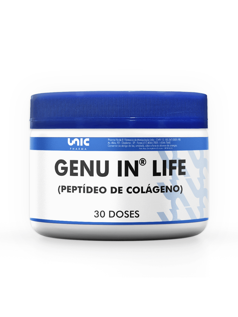 Peptídeos de Colágeno Genu-In Life 360 Hidrolisado em Pó 150g Unicpharma