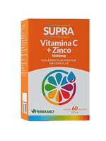 Supra Vitamina C + Zinco C/60 Cápsulas - Herbamed