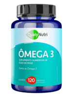 Ômega 3 1000mg C/120 Cápsulas - Cérebro e Imunidade - Qualy Nutri