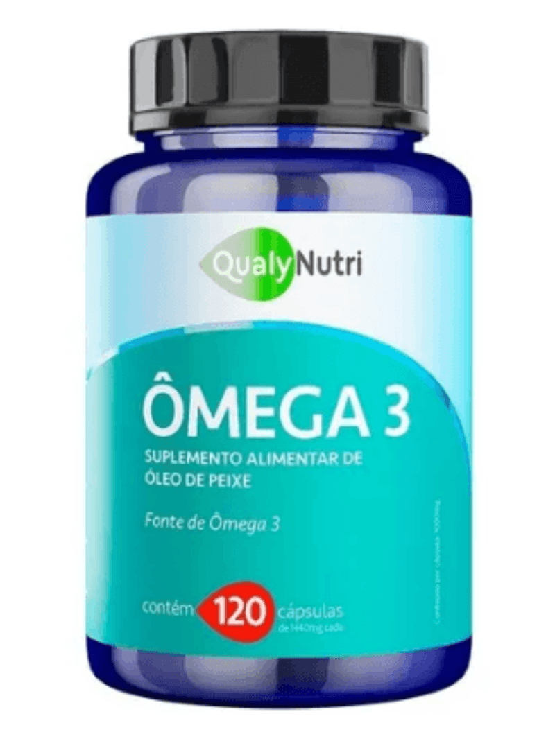 Ômega 3 1000mg C/120 Cápsulas - Cérebro e Imunidade - Qualy Nutri