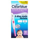 Teste Ovulacao Clearblue Dig 10 Testes - Clearblue