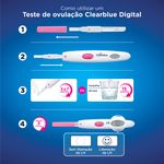 Teste Ovulacao Clearblue Dig 10 Testes - Clearblue