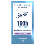 Antitranspirante Gel Secret pH Balanced Clinical Strength - 45g