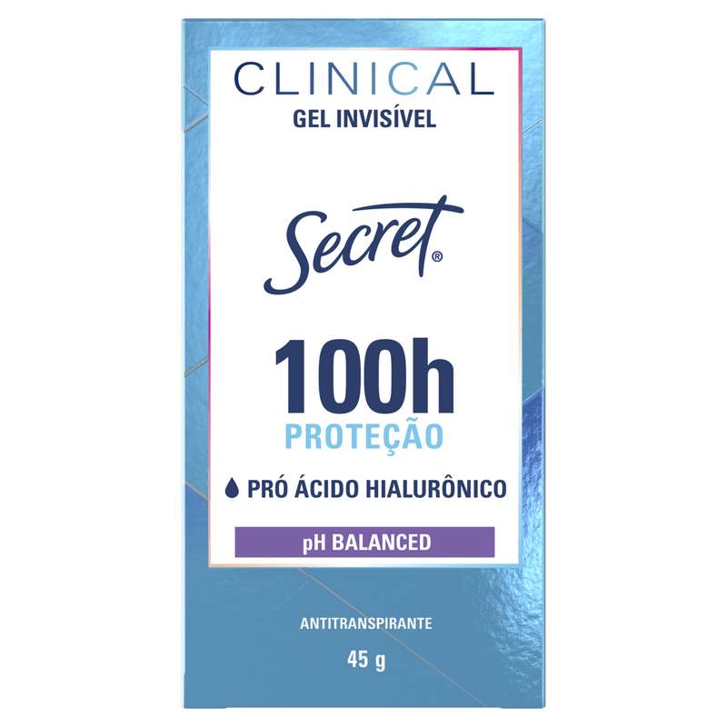 Antitranspirante Gel Secret pH Balanced Clinical Strength - 45g