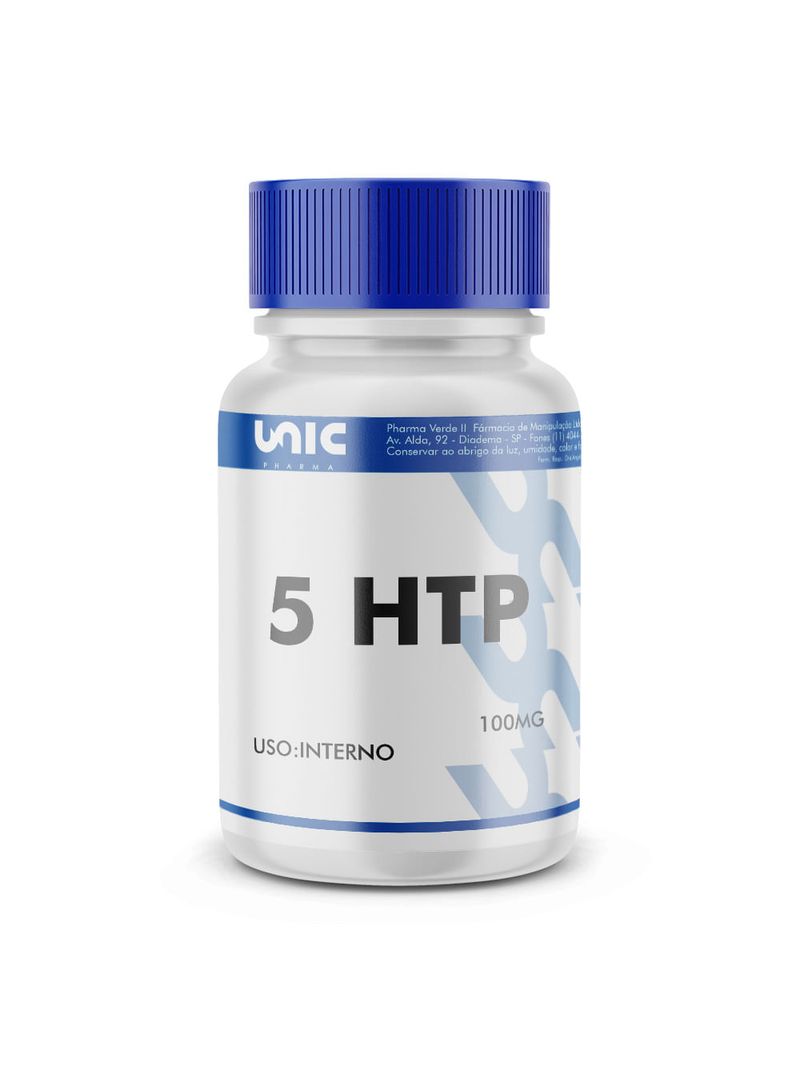 5-HTP 100mg 90 Cápsulas - Unicpharma