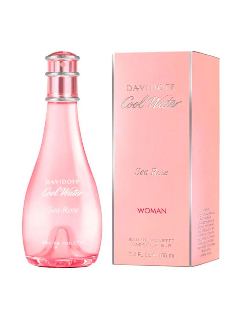 Perfume Feminino Davidoff Cool Water Sea Rose Eau de Toilette 100ml