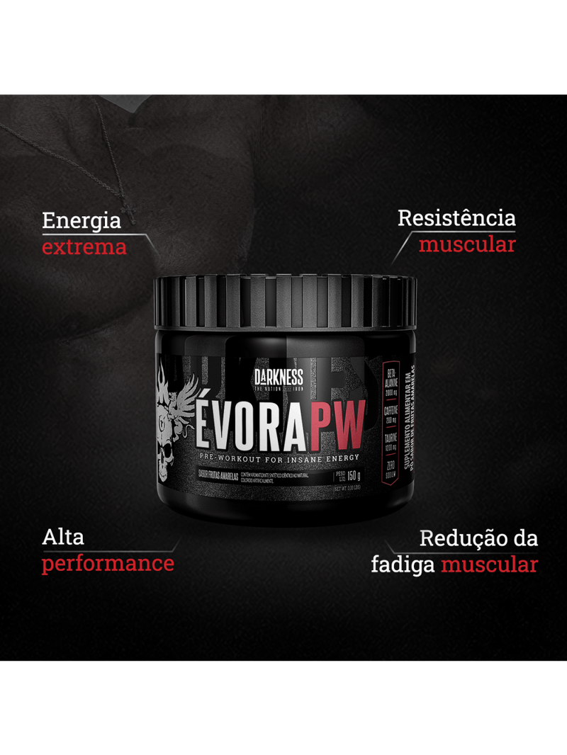 Pré-Treino Évora PW Frutas Amarelas 150g Darkness
