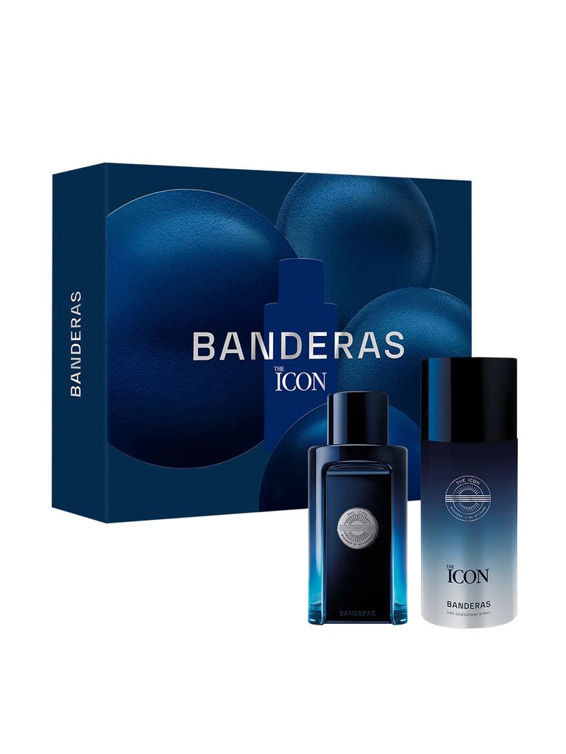 Kit Banderas The Icon Masculino - EDT 100ml - Deo 150ml