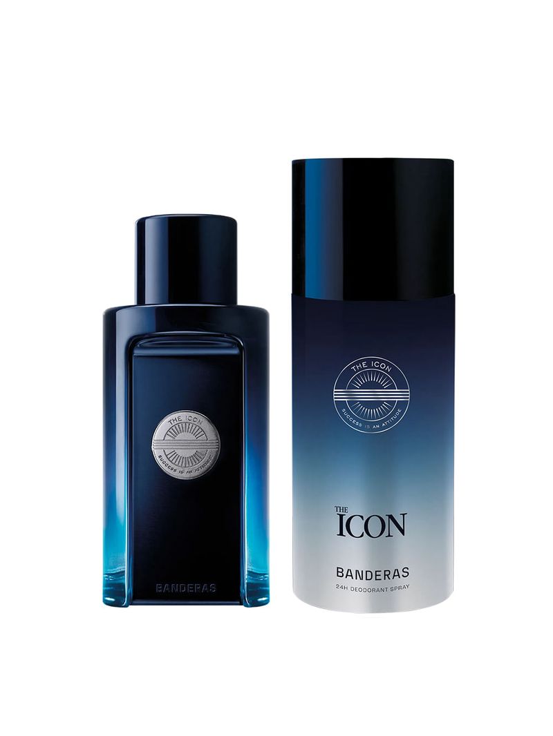 Kit Banderas The Icon Masculino - EDT 100ml - Deo 150ml