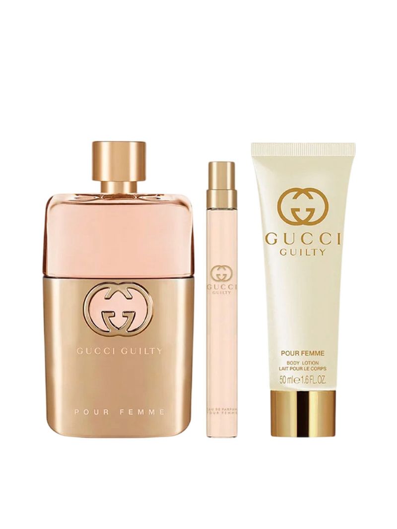 Kit Gucci Guilty Feminino - Eau de Parfum 90ml + 10ml + Body Lotion 50ml
