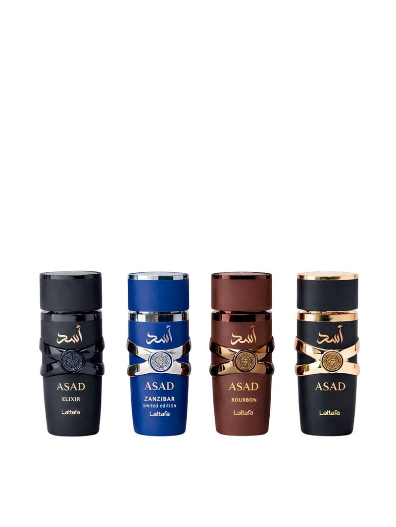 Kit Lattafa Asad Collection Masculino - Eau de Parfum 4x25ml