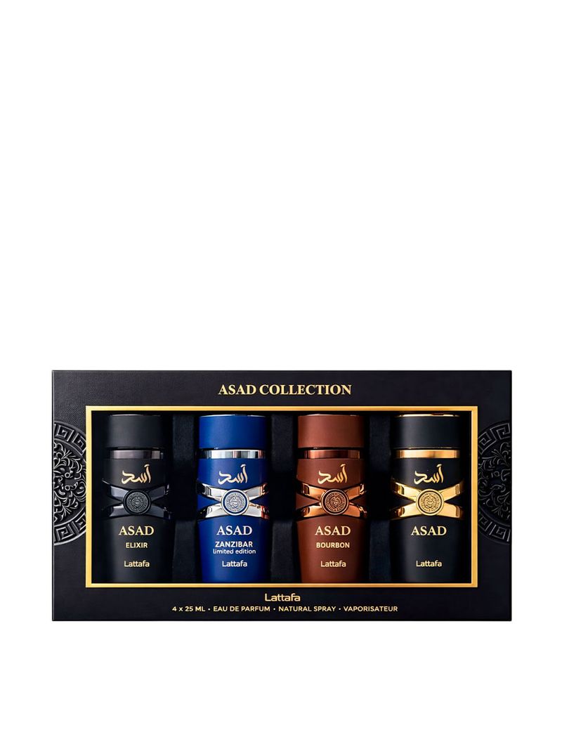 Kit Lattafa Asad Collection Masculino - Eau de Parfum 4x25ml