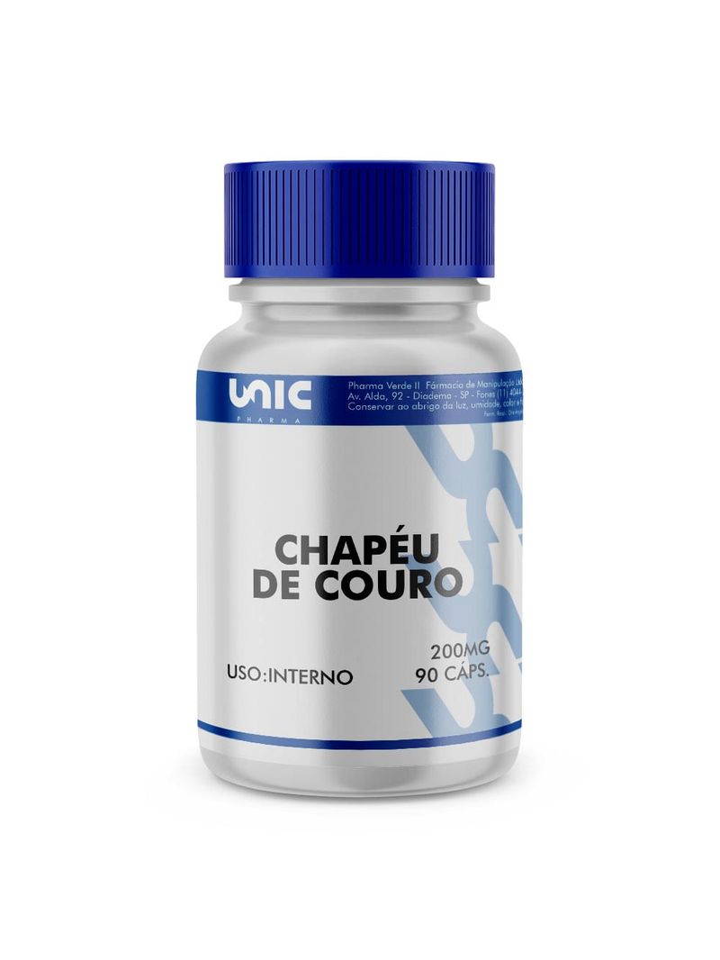 Chapéu De Couro 200Mg - 90 Cápsulas