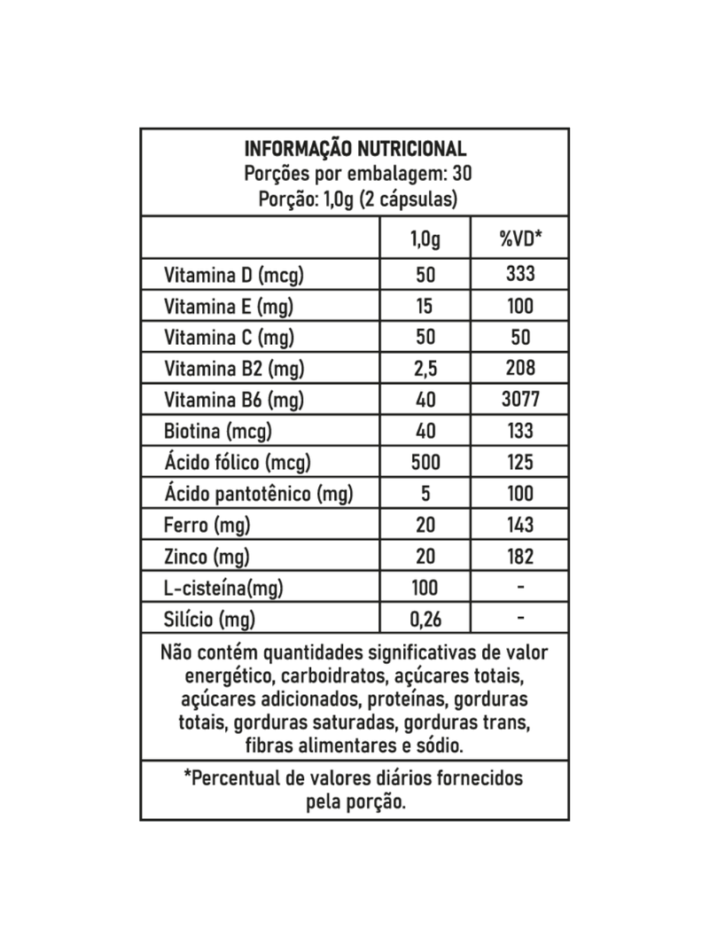 Suplemento Capilar Antiqueda Minoxihard Oral Boost 60 Cápsulas Miligrama