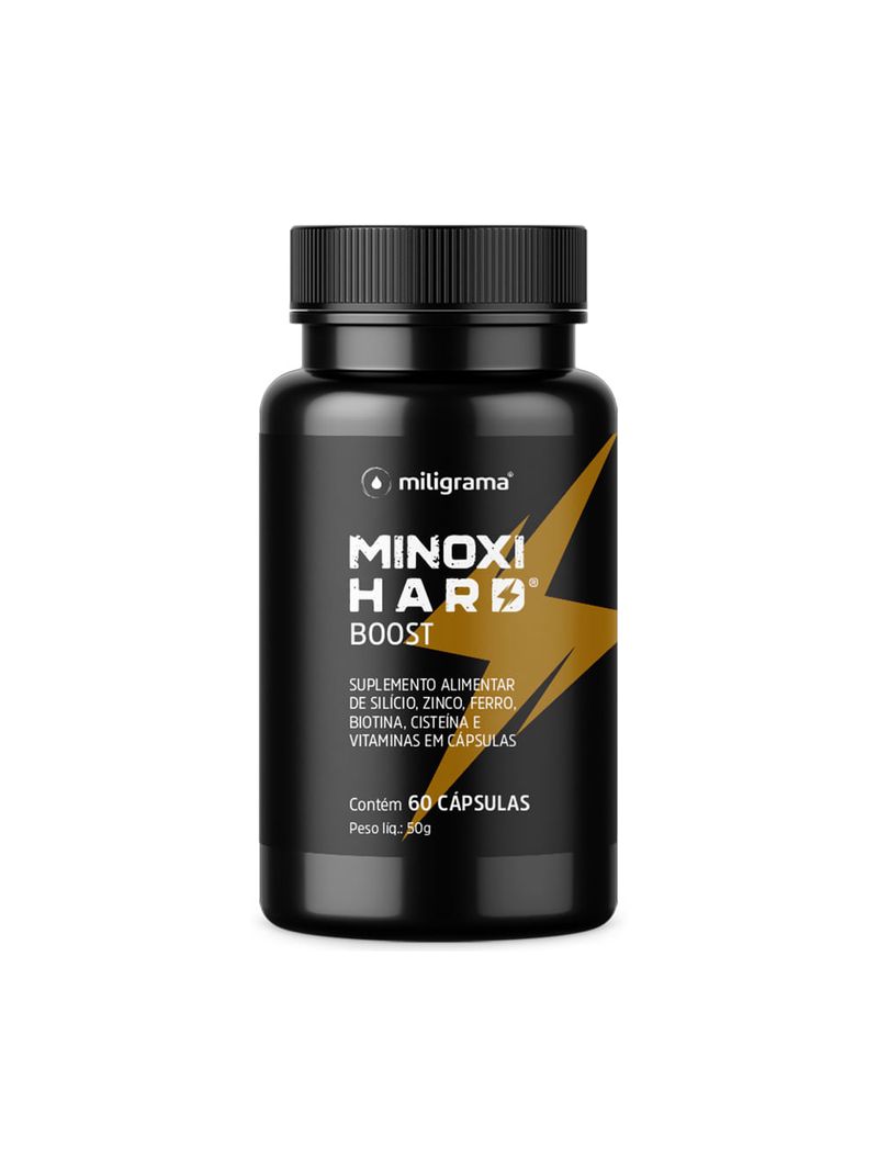 Suplemento Capilar Antiqueda Minoxihard Oral Boost 60 Cápsulas Miligrama