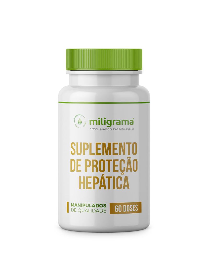 Suplemento de proteção hepática 60 doses