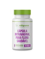Cápsula intravaginal para flora saudável 30 doses