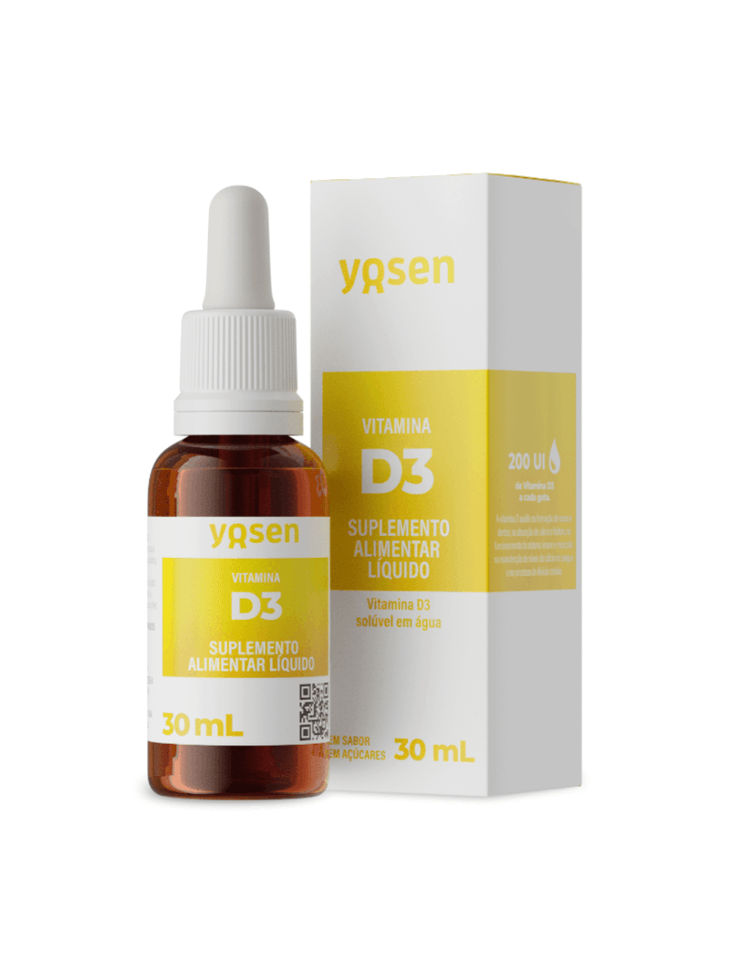 Vitamina D3 Ydrosolv 30ml Gotas - Miligrama