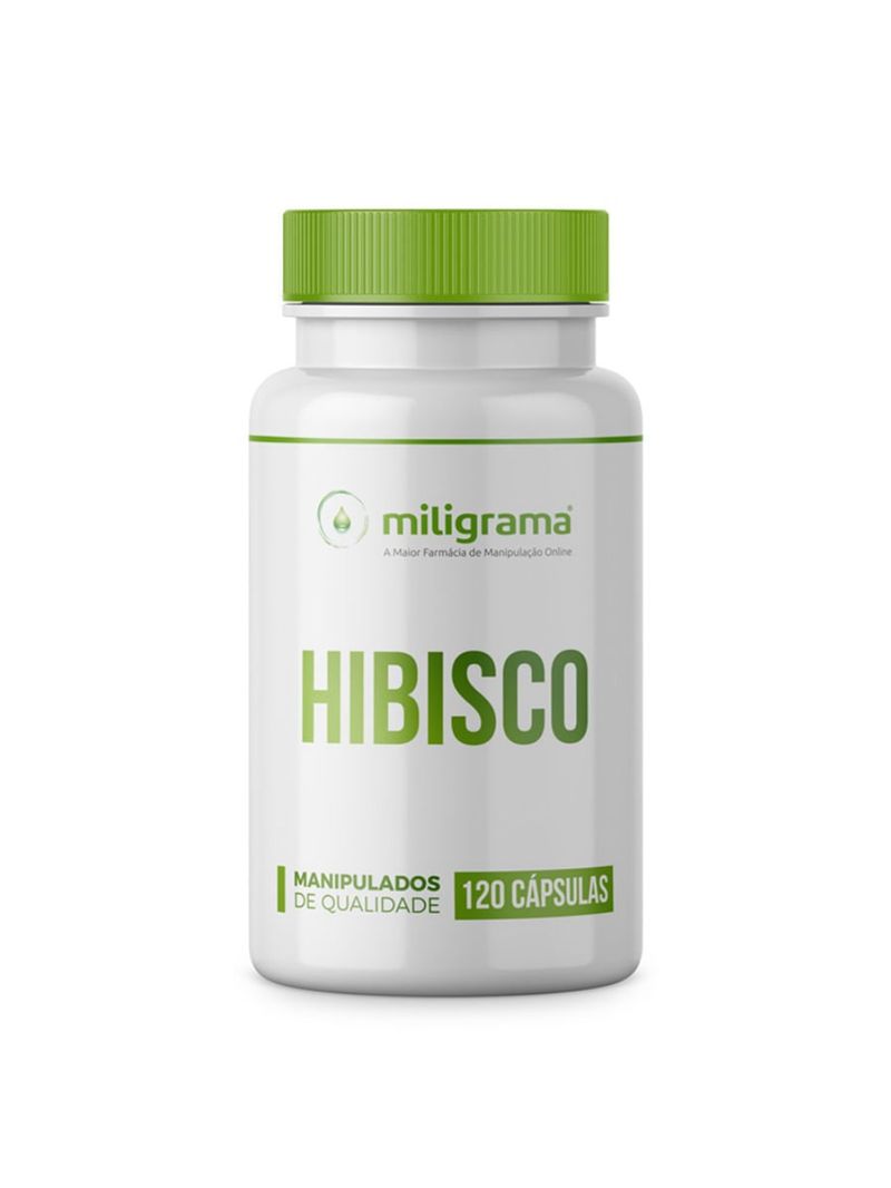 Hibisco 300mg 120 Cápsulas - Miligrama