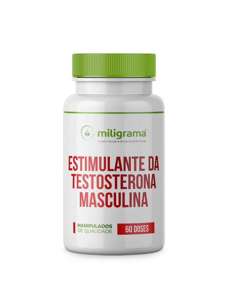 Estimulante da testosterona masculina 60 doses