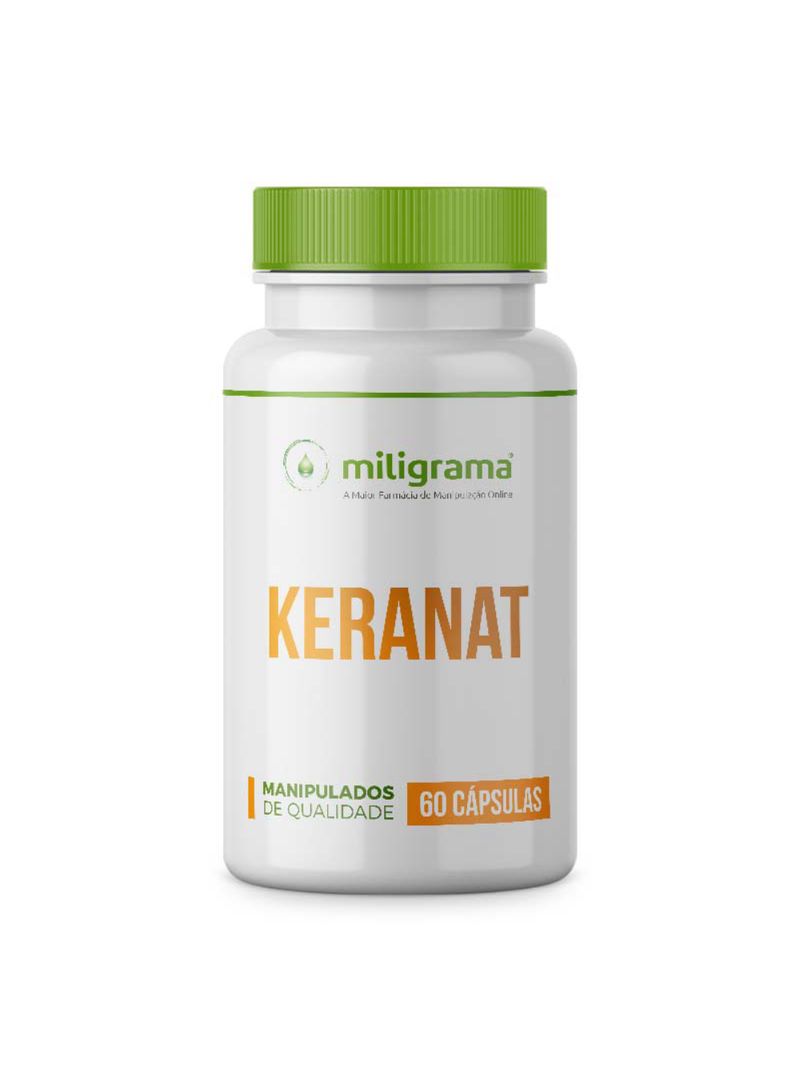 Suplemento Antiqueda Capilar Keranat 150mg 60 Cápsulas Miligrama
