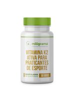 Vitamina k2 ativa para praticantes de esporte 30 doses