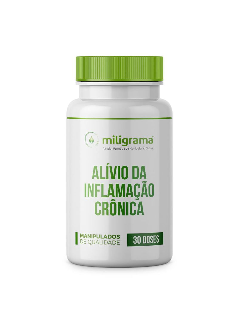 Alívio da Inflamação Crônica 30 Doses Cápsulas - Miligrama