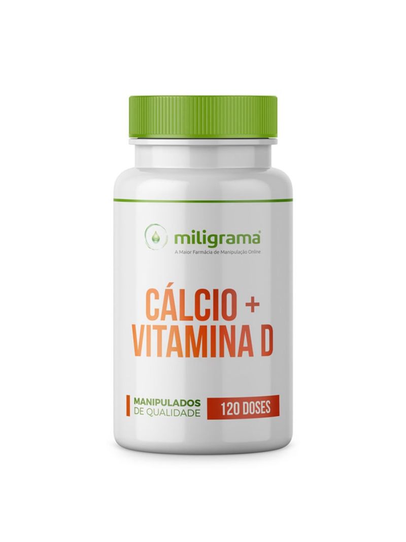 Cálcio de Ostras 800mg + Vitamina D 2000UI 120 Doses Cápsulas Miligrama