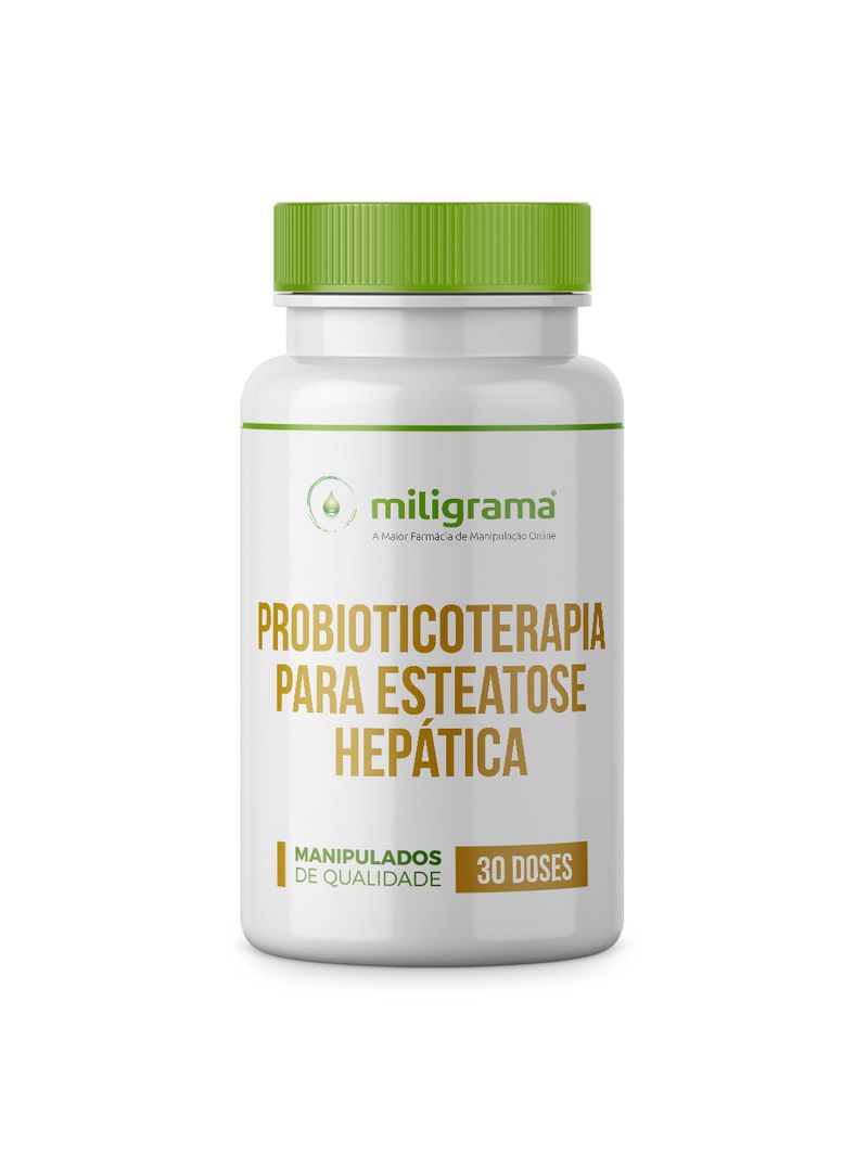 Probioticoterapia Esteatose Hepática 30 Doses - Miligrama
