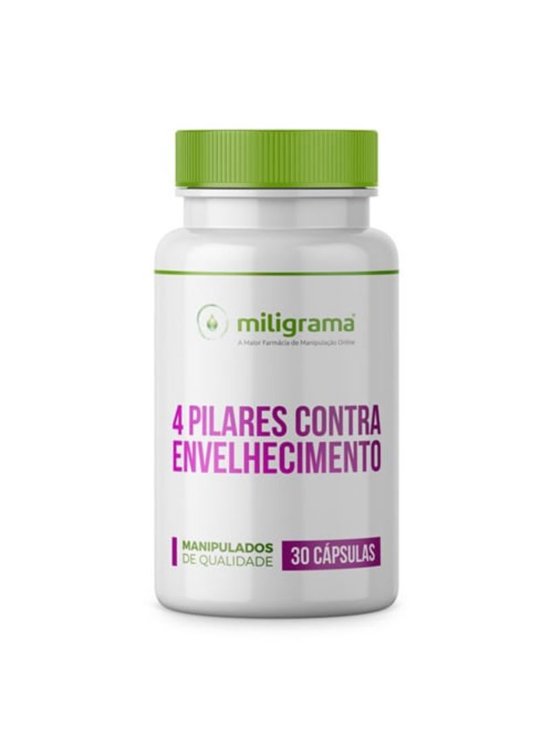 Os 4 Pilares Contra o Envelhecimento 30 Cápsulas