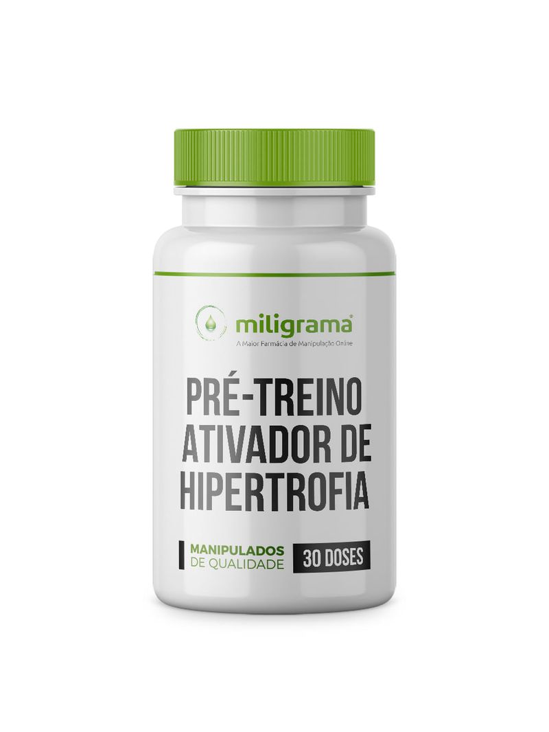 Pré-Treino Ativador de Hipertrofia 30 Doses Beta Alanina e Arginina Miligrama