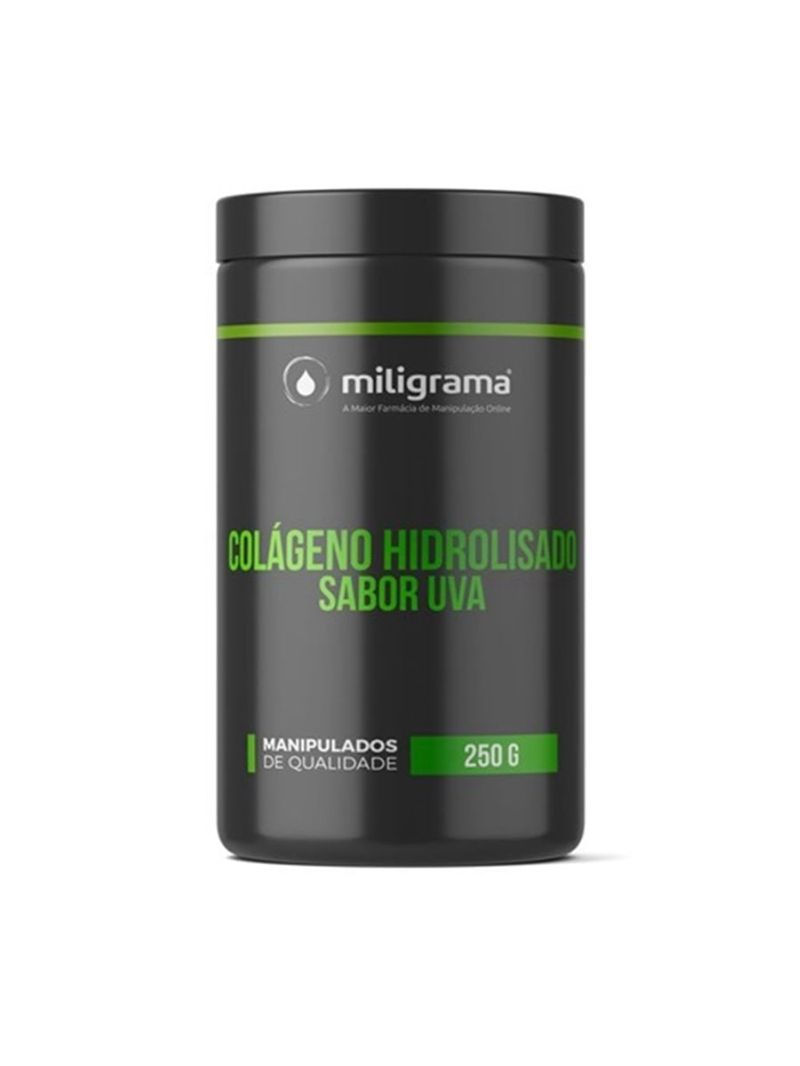 Colágeno Hidrolisado em Pó Sabor Uva 250g Miligrama