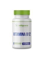 Vitamina B12 500mcg 30 Cápsulas Vegetais de Tapioca