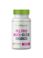 Pill Food Maxx Turbinado com Silicio Orgânico 60 Doses