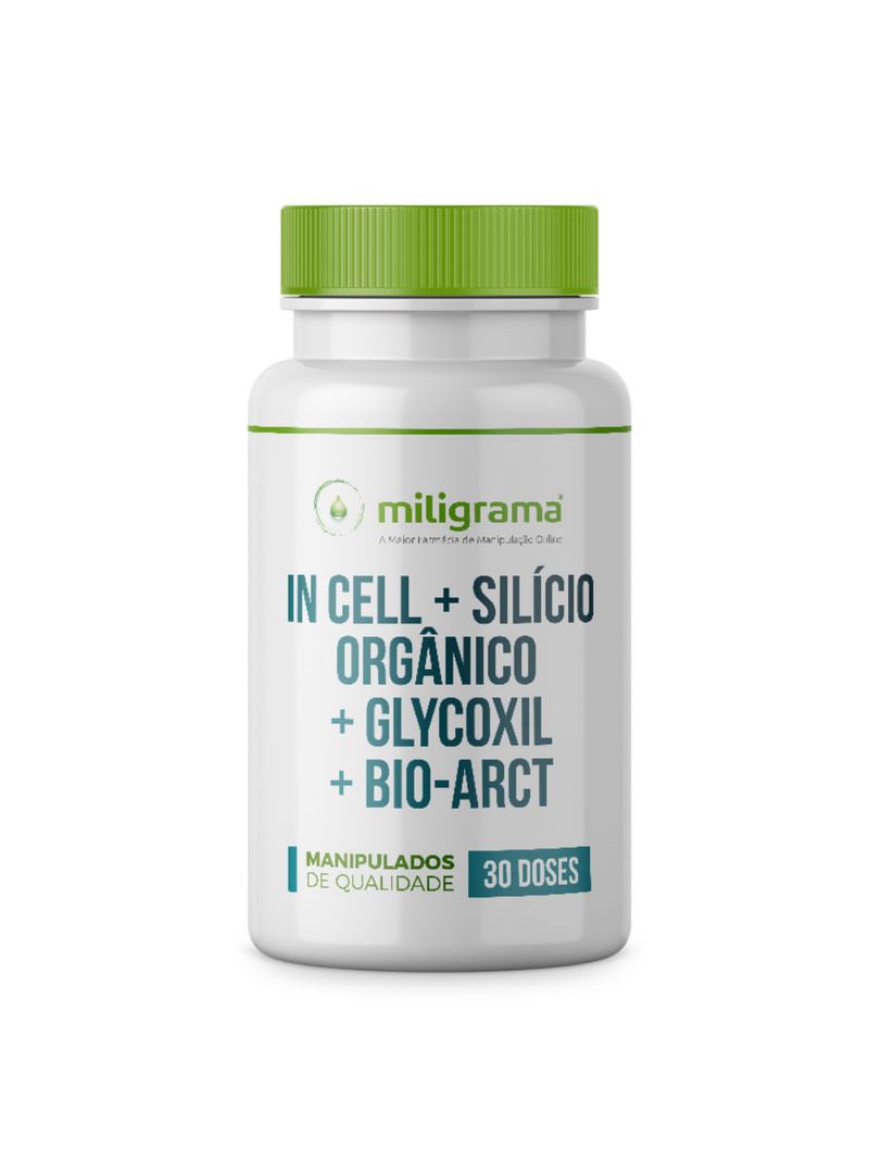 In Cell + Silicio Orgânico + Glycoxil + Bio-Arct 30 Doses