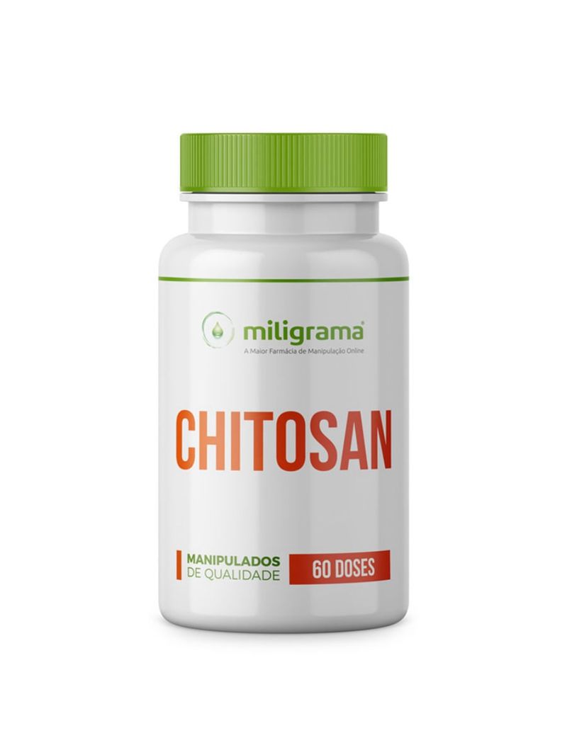 Suplemento Alimentar Chitosan 1000mg 60 Doses Miligrama