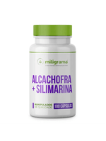Alcachofra 300mg com Silimarina 50mg 180 Cápsulas