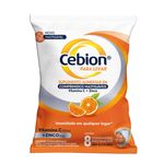Suplemento Laranja Cebion para Levar - 8 Comprimidos Mastigáveis