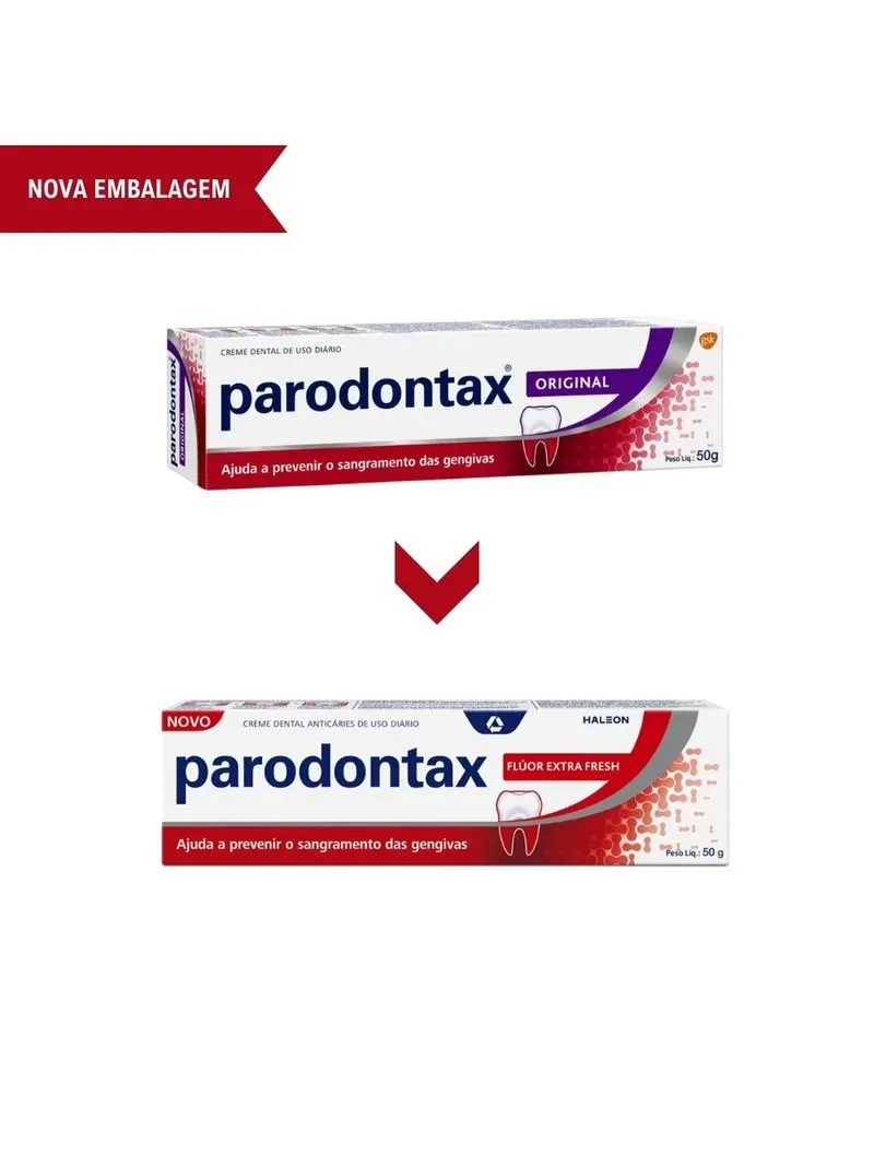 Creme Dental Original Parodontax Caixa 50g