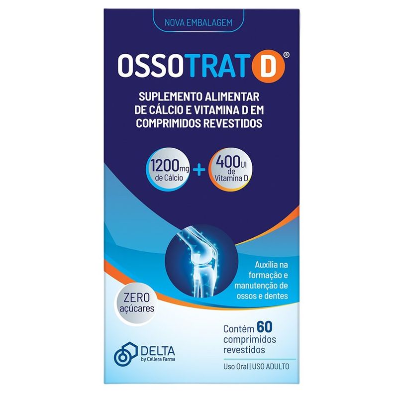 Ossotrat D Suplemento Alimentar - 60 Comprimidos